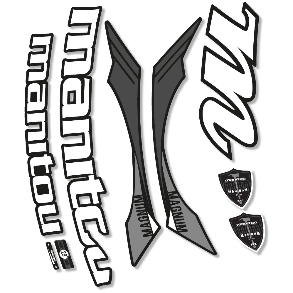 Autocollant Manitou Magnum 2015 Vélo Fourche vinyle autocollant