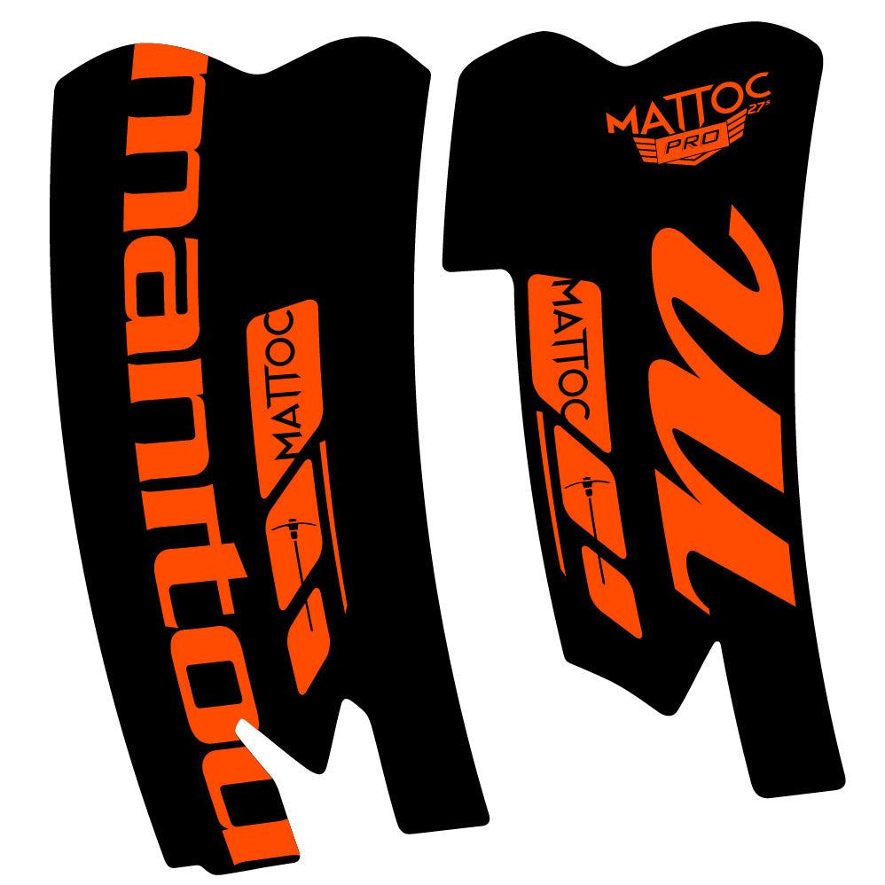 Autocollant Manitou Mattoc Pro SSP 2015, Fourche 29, Autocollant Vélo vinyle