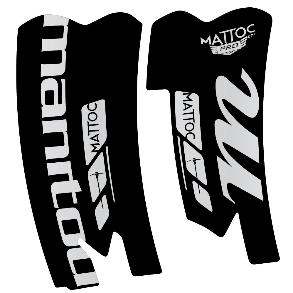 Autocollant Manitou Mattoc Pro SSP 2015, Fourche 29, Autocollant Vélo vinyle
