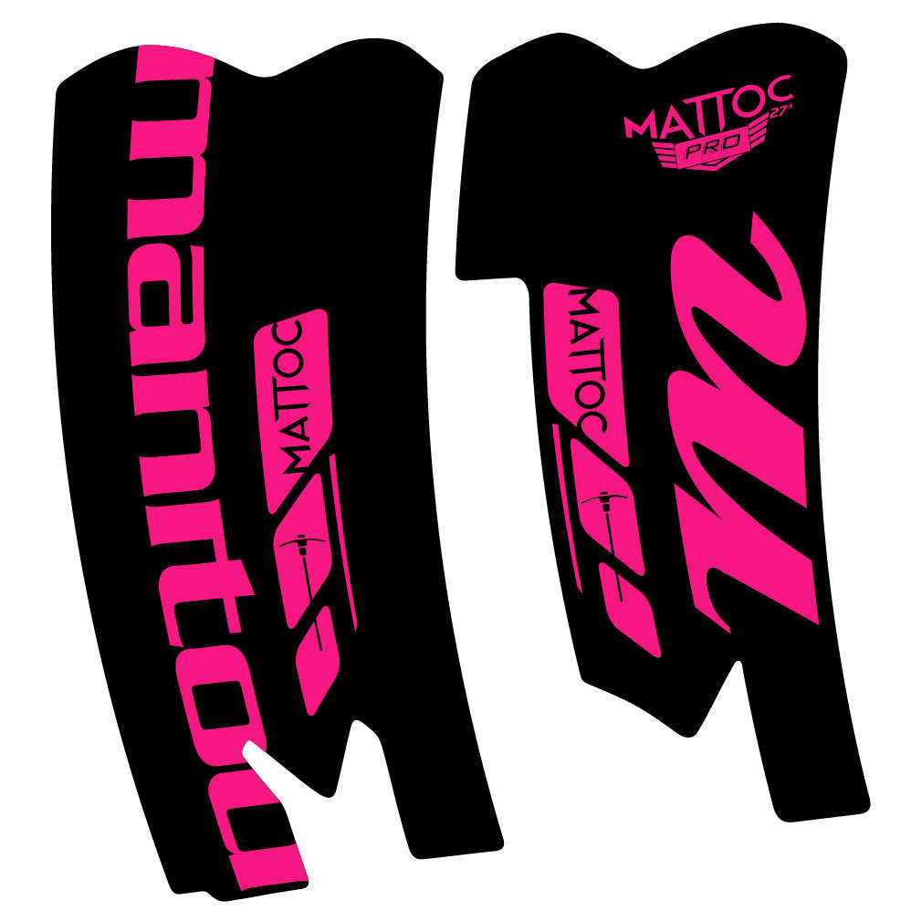 Autocollant Manitou Mattoc Pro SSP 2015, Fourche 29, Autocollant Vélo vinyle