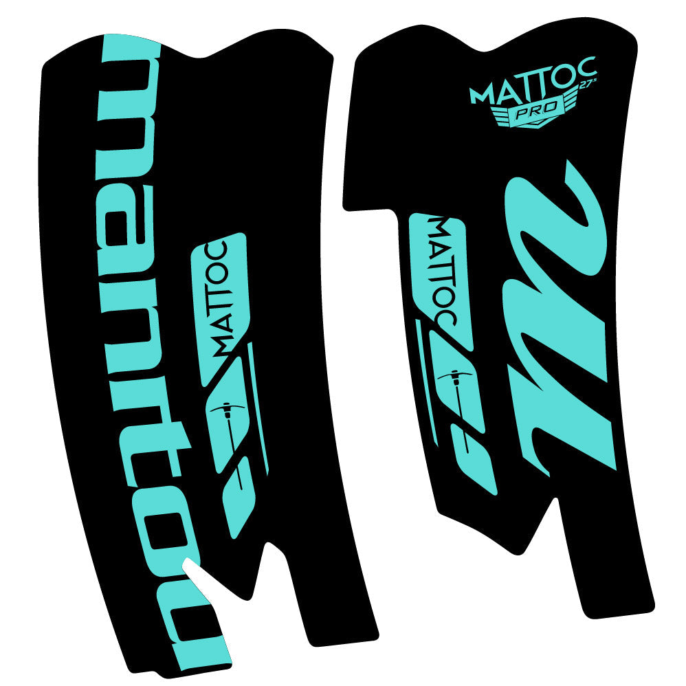Autocollant Manitou Mattoc Pro SSP 2015, Fourche 29, Autocollant Vélo vinyle