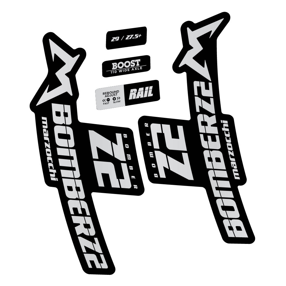 Autocollant Marzocchi Bomber Z2 29 2021-2022, Fourche 29, Autocollant Vélo vinyle