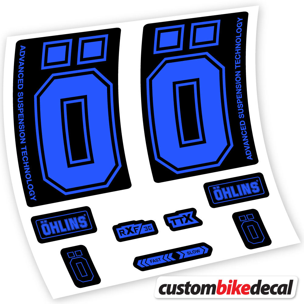 Autocollant, Ohlins RXF36 M2 2019, Vélo Fourche, vinyle autocollant