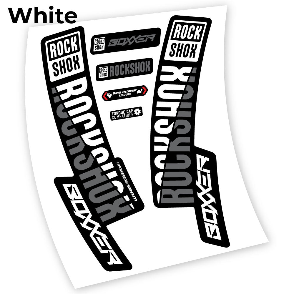 Autocollant Rock Shox Boxxer 2019, Fourche 29, Autocollant Vélo Vinyle