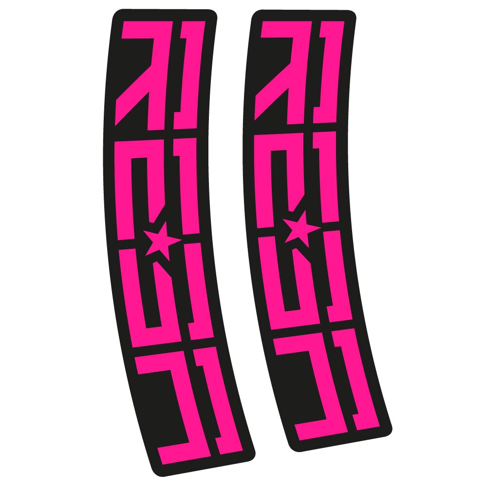 Autocollant Rock Shox Reba, Fourche, Vélo vinyle autocollant