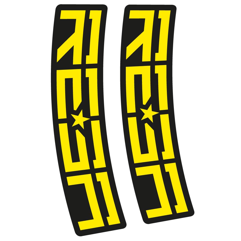 Autocollant Rock Shox Reba, Fourche, Vélo vinyle autocollant