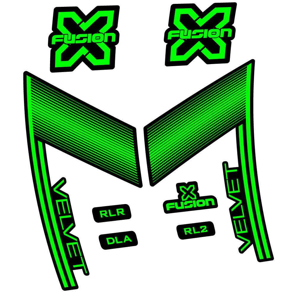 Autocollant X Fusion Velvet, Fourche 29, Autocollant Vélo vinyle