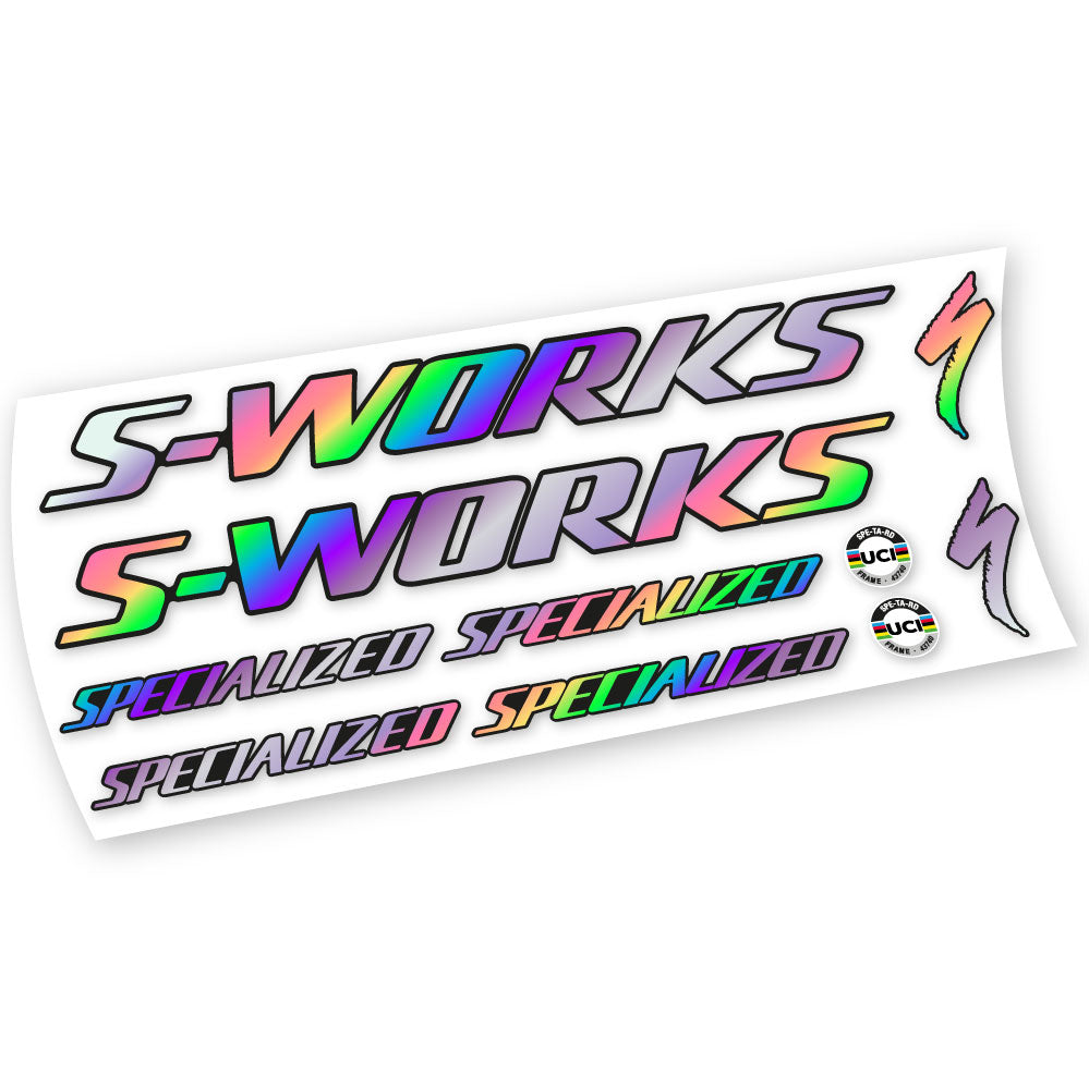 Autocollants compatibles avec le cadre Specialized S-Works Tarmac SL7 (modèles 2021-2023) | Autocollants en vinyle pour vélo de route