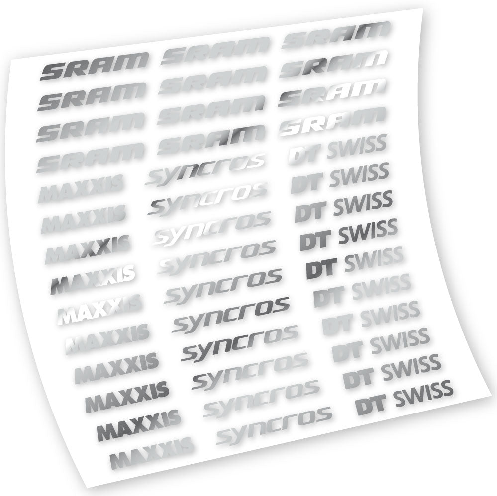 Autocollants, Maxxis Syncross DT Swiss Sram, Cadre, Vélo vinyle autocollant
