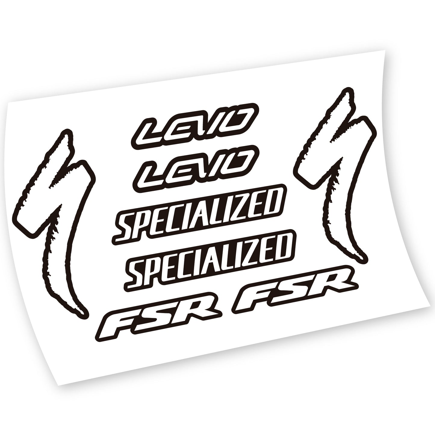 Autocollants, Specialized Levo FSR, Cadre, Vélo vinyle sticker
