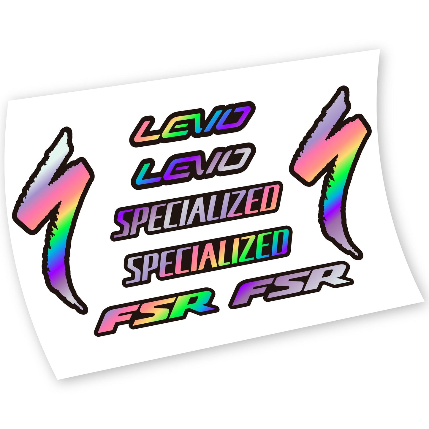 Autocollants, Specialized Levo FSR, Cadre, Vélo vinyle sticker