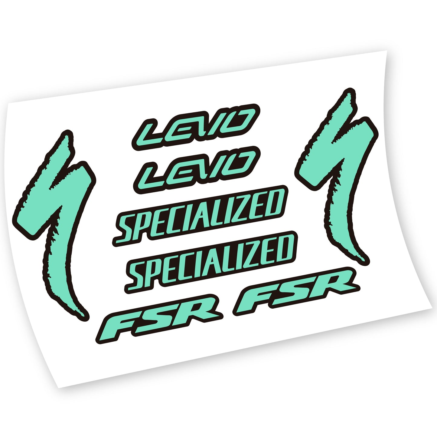 Autocollants, Specialized Levo FSR, Cadre, Vélo vinyle sticker