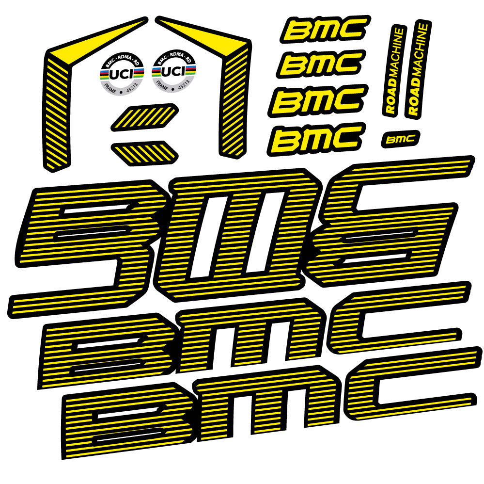 Autocollant BMC Road Machine 01 FIVE Endurance 2022, Cadre, Vélo vinyle sticker