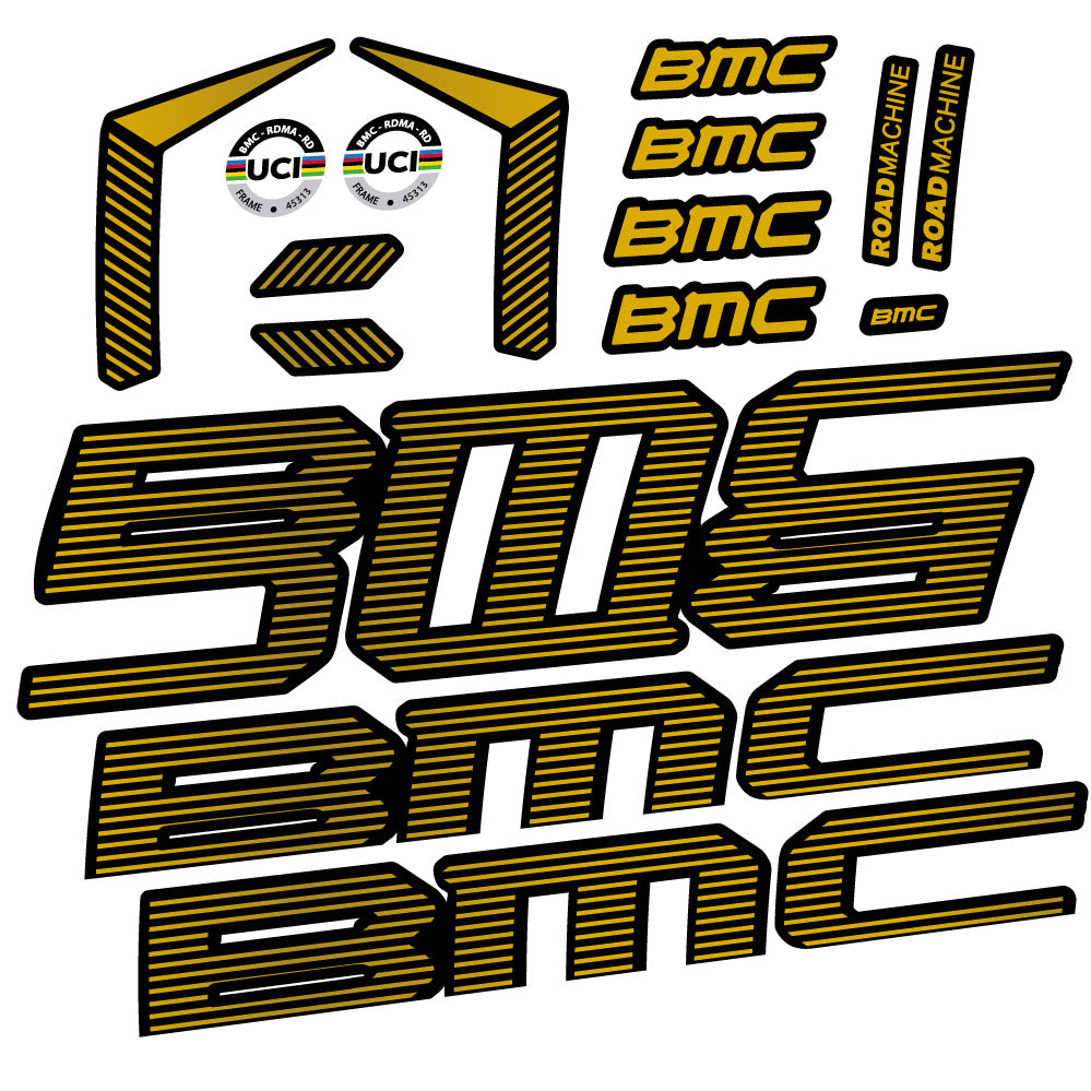 Autocollant BMC Road Machine 01 FIVE Endurance 2022, Cadre, Vélo vinyle sticker
