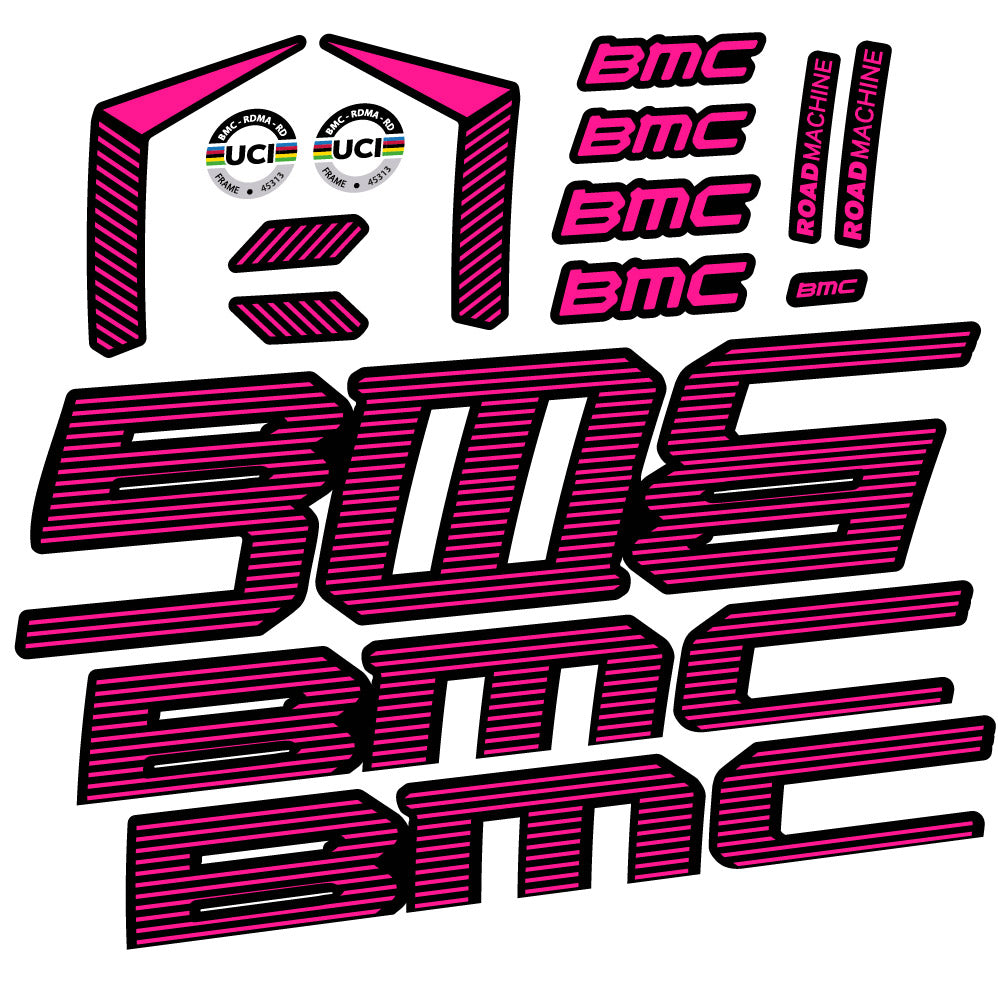 Autocollant BMC Road Machine 01 FIVE Endurance 2022, Cadre, Vélo vinyle sticker