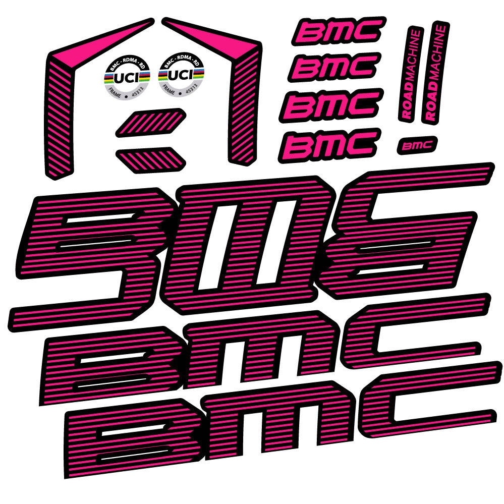 Autocollant BMC Road Machine 01 FIVE Endurance 2022, Cadre, Vélo vinyle sticker