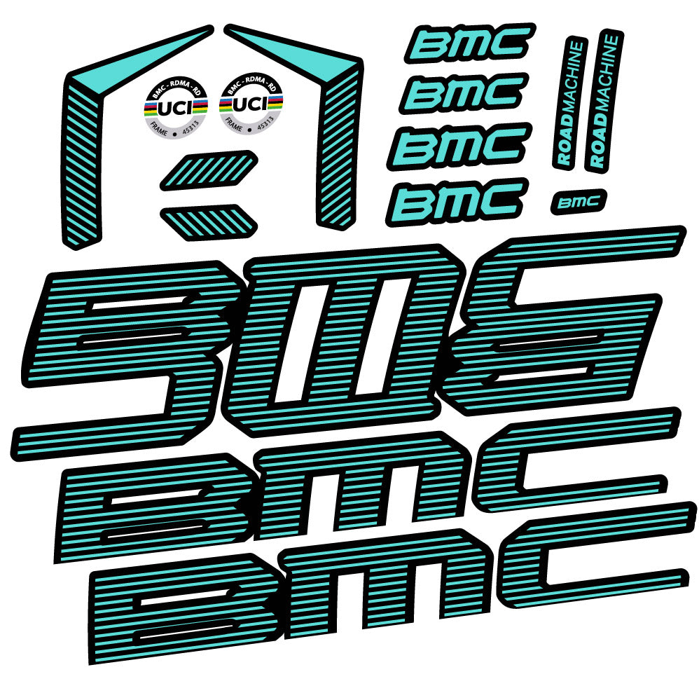 Autocollant BMC Road Machine 01 FIVE Endurance 2022, Cadre, Vélo vinyle sticker
