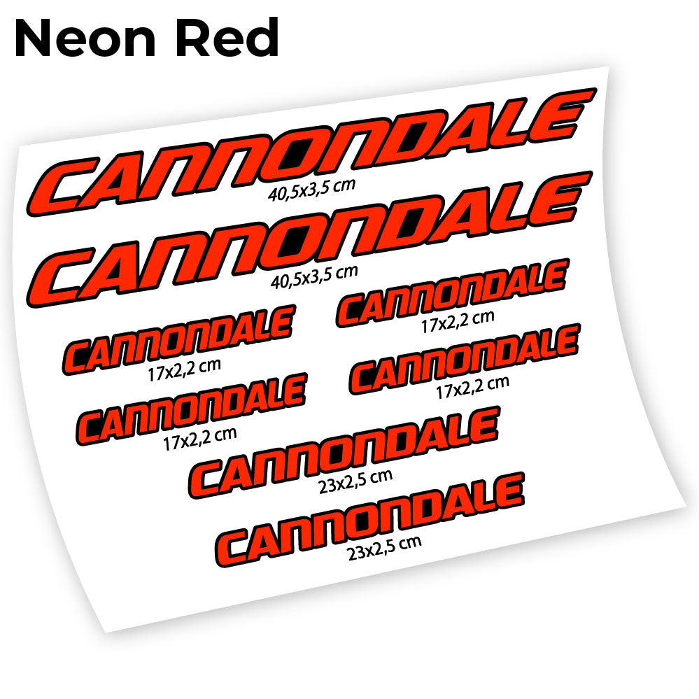 Autocollant Cannondale, Autocollant Cadre Vinyle