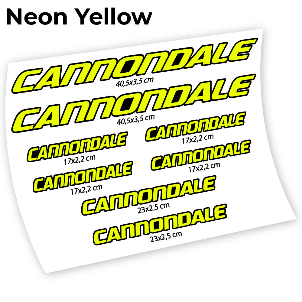Autocollant Cannondale, Autocollant Cadre Vinyle