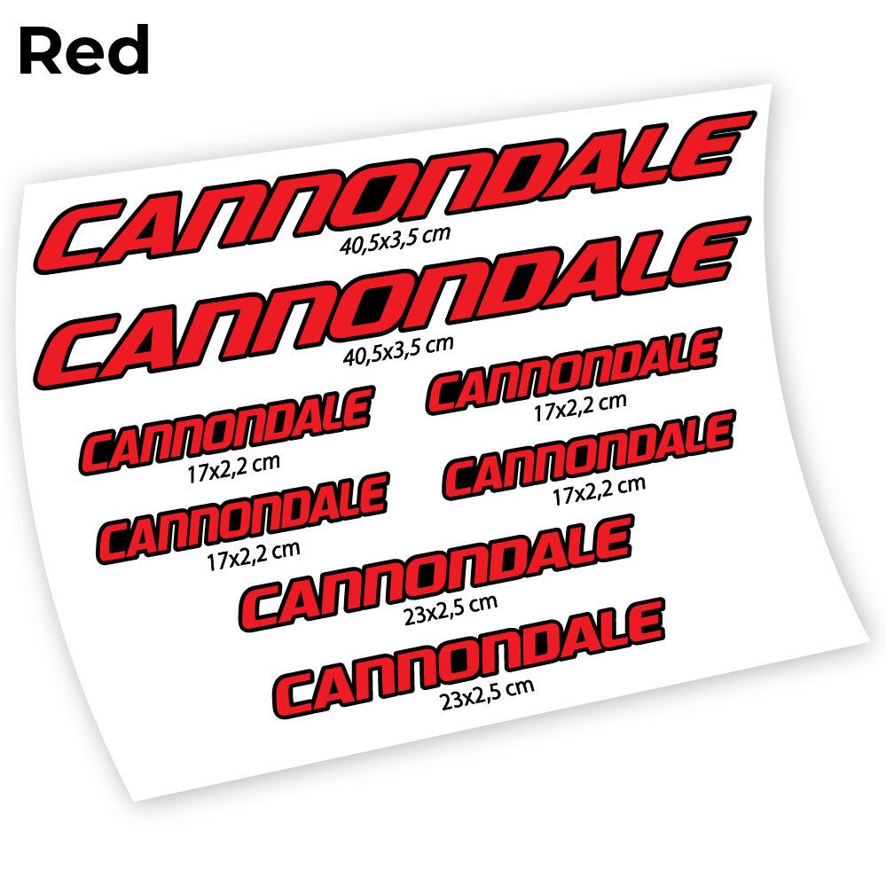 Autocollant Cannondale, Autocollant Cadre Vinyle