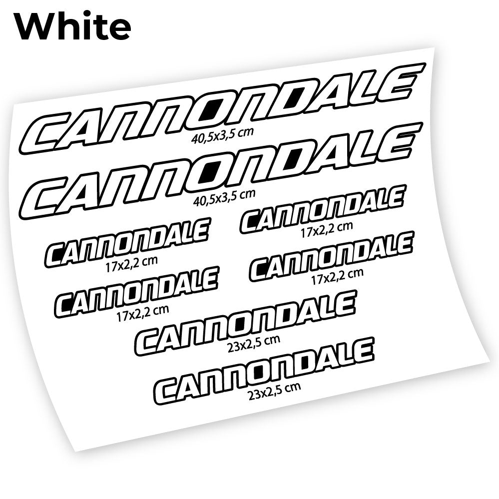 Autocollant Cannondale, Autocollant Cadre Vinyle