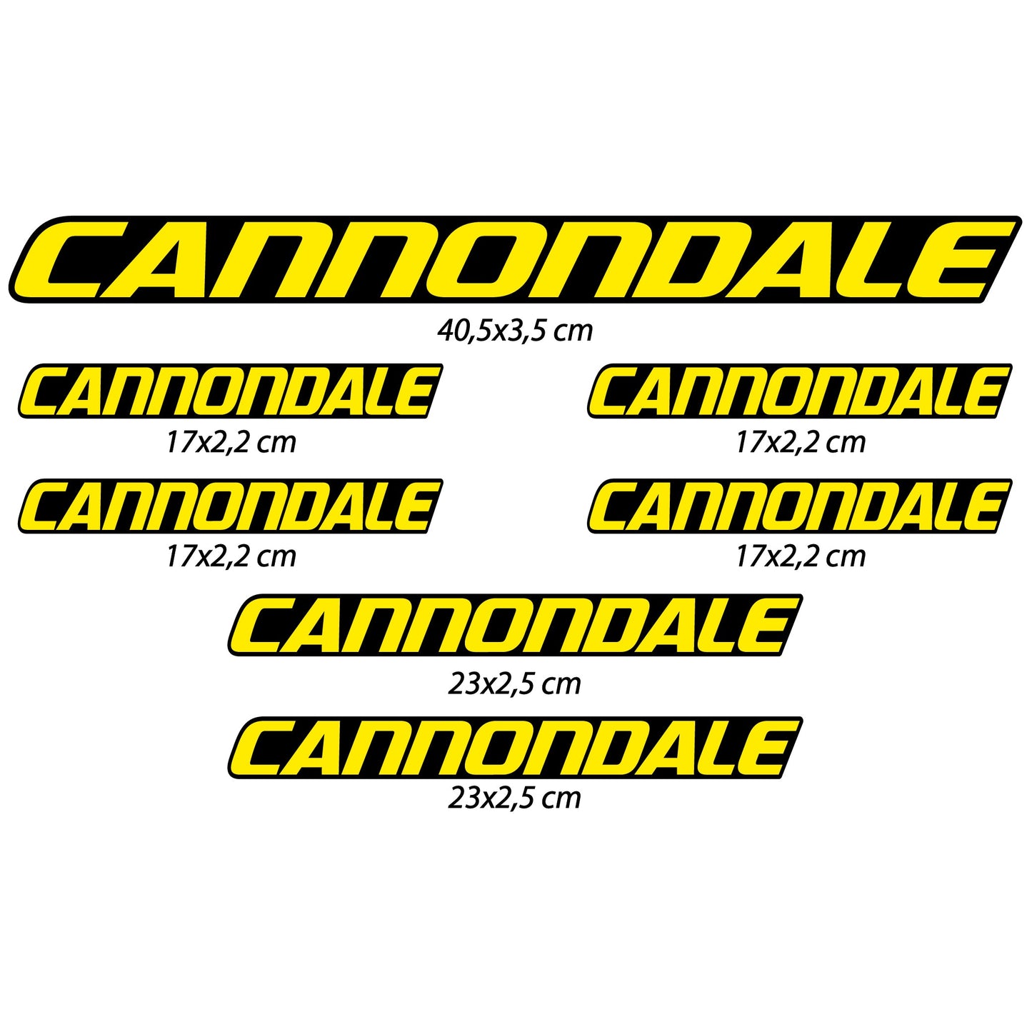 Autocollants, Cannondale, Cadre, Vélo vinyle autocollant