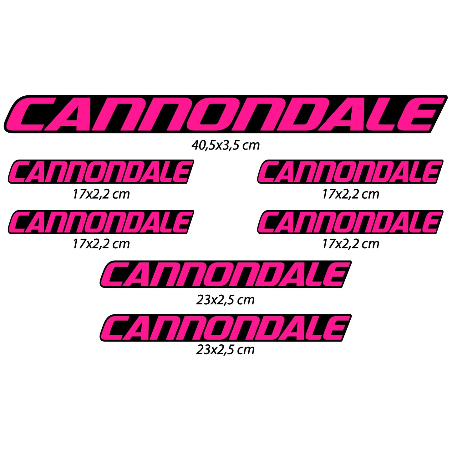 Autocollants, Cannondale, Cadre, Vélo vinyle autocollant