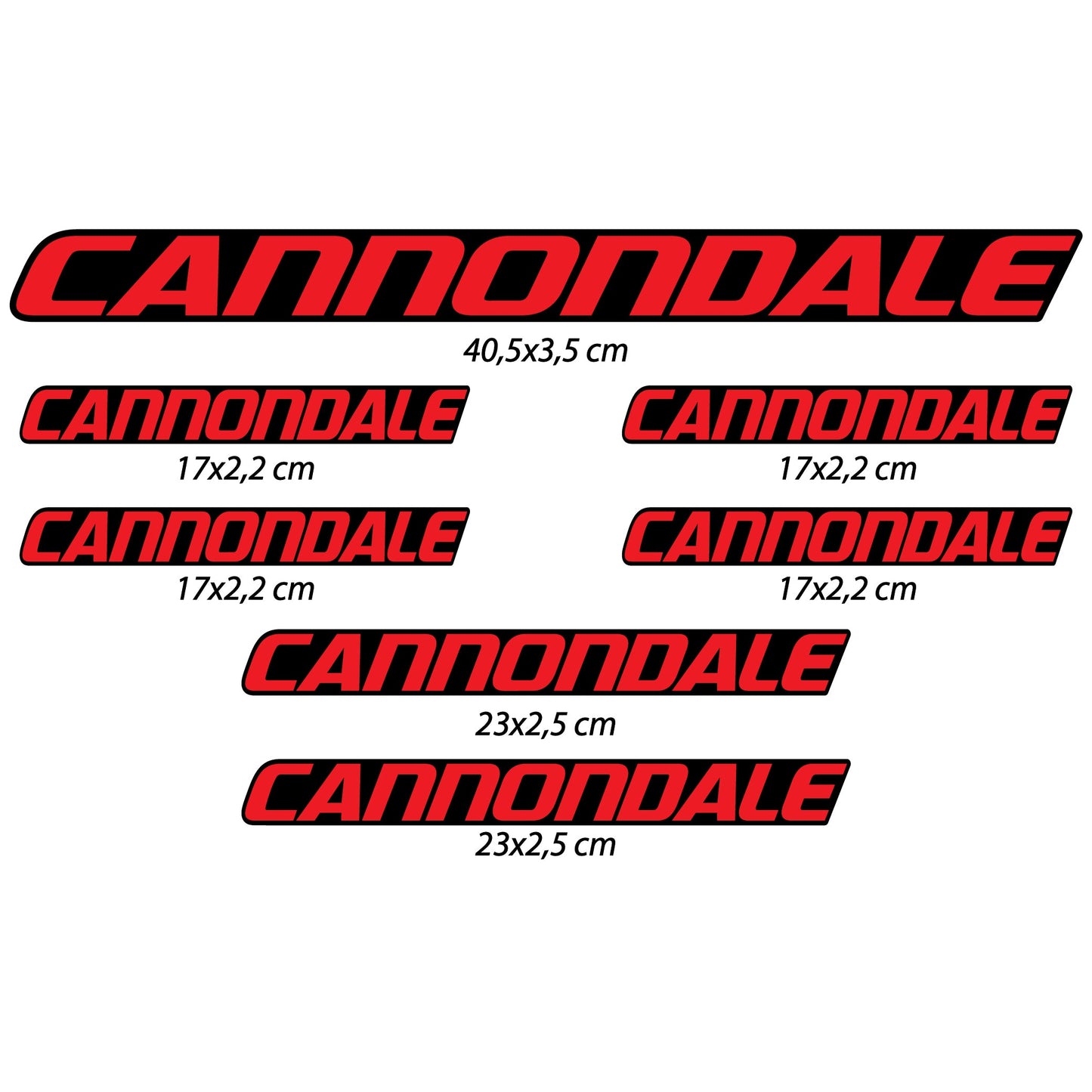 Autocollants, Cannondale, Cadre, Vélo vinyle autocollant