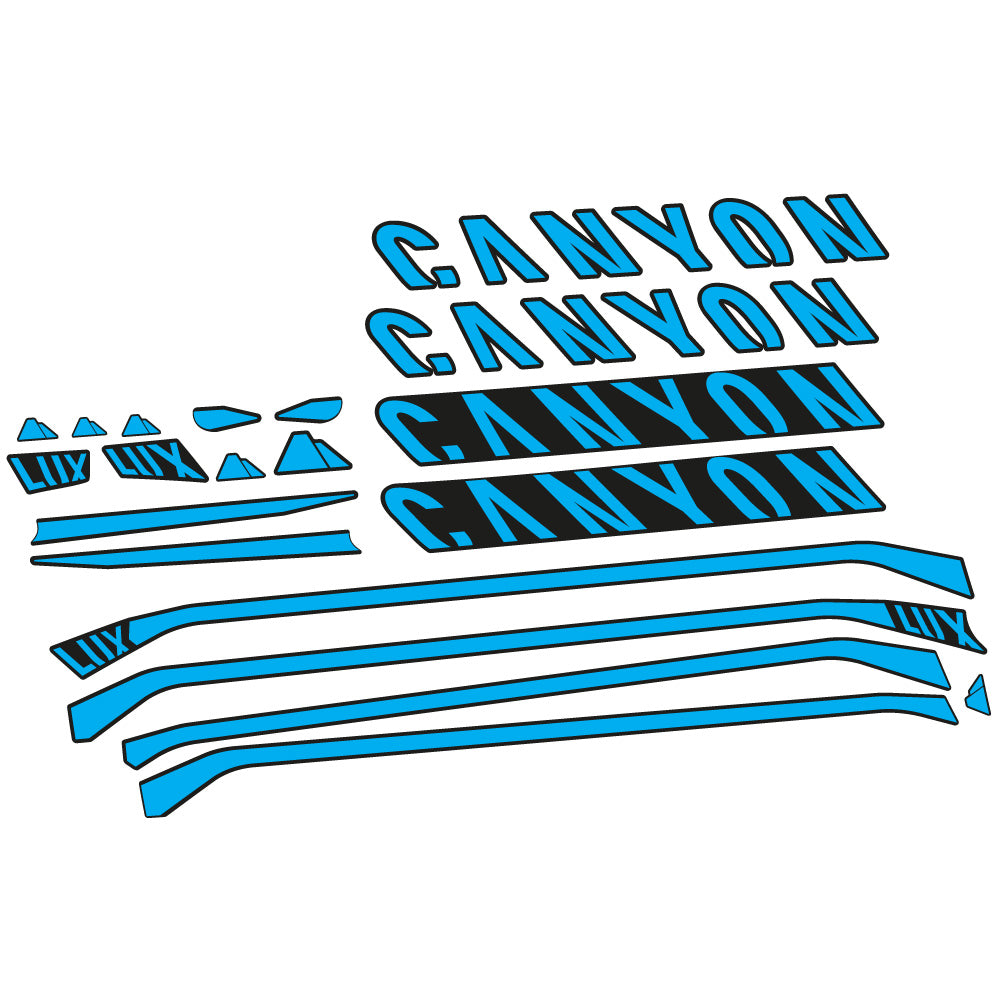 Autocollant Canyon Lux CF 7 2021, Cadre, Vélo vinyle sticker