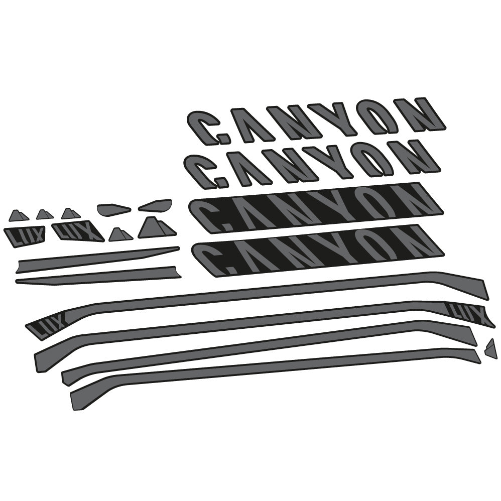 Autocollant Canyon Lux CF 7 2021, Cadre, Vélo vinyle sticker