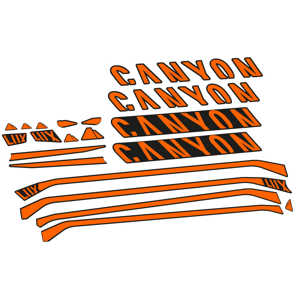 Autocollant Canyon Lux CF 7 2021, Cadre, Vélo vinyle sticker