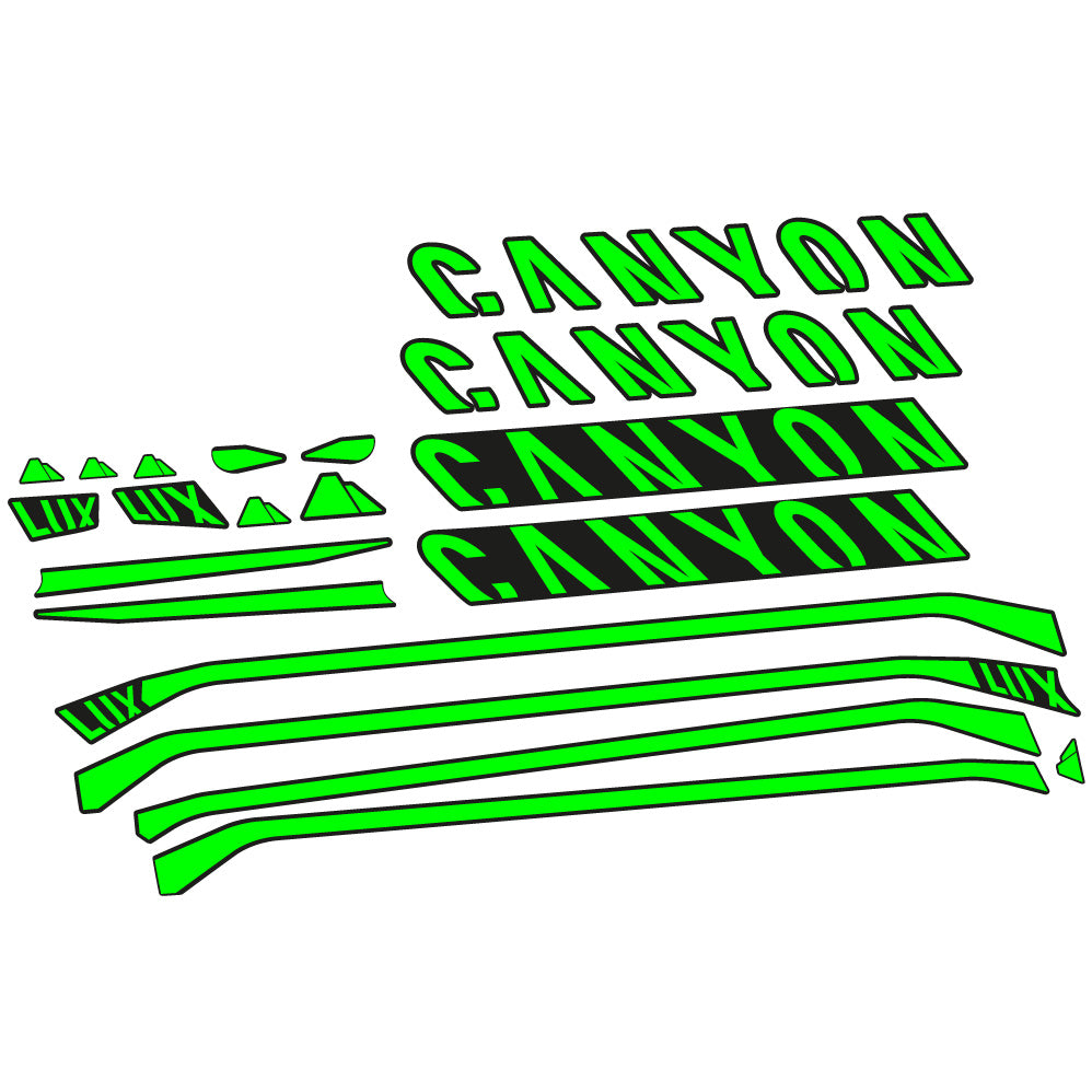 Autocollant compatible avec Canyon Lux CF 7 2021, Cadre, Vélo vinyle sticker