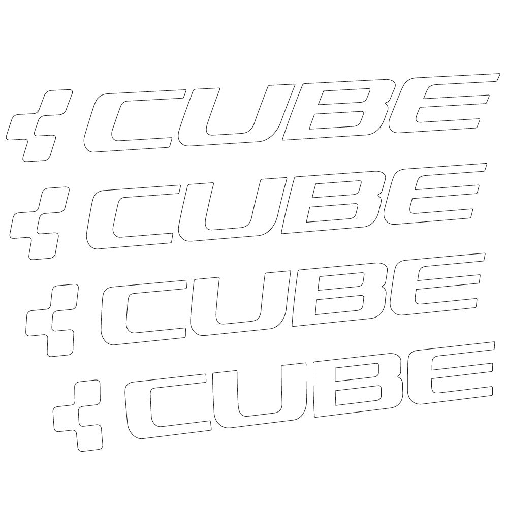 Autocollant Cube, Cadre, Vélo vinyle autocollant