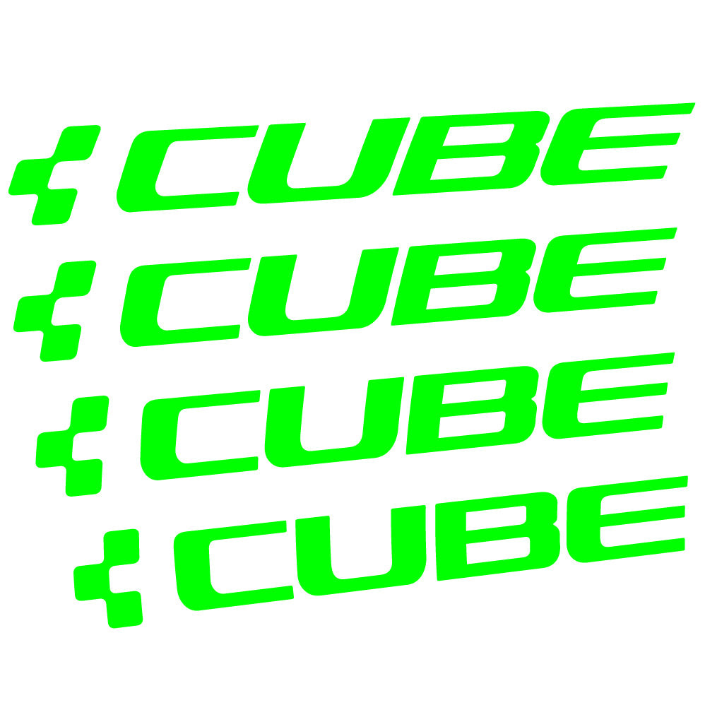 Autocollant Cube, Cadre, Vélo vinyle autocollant