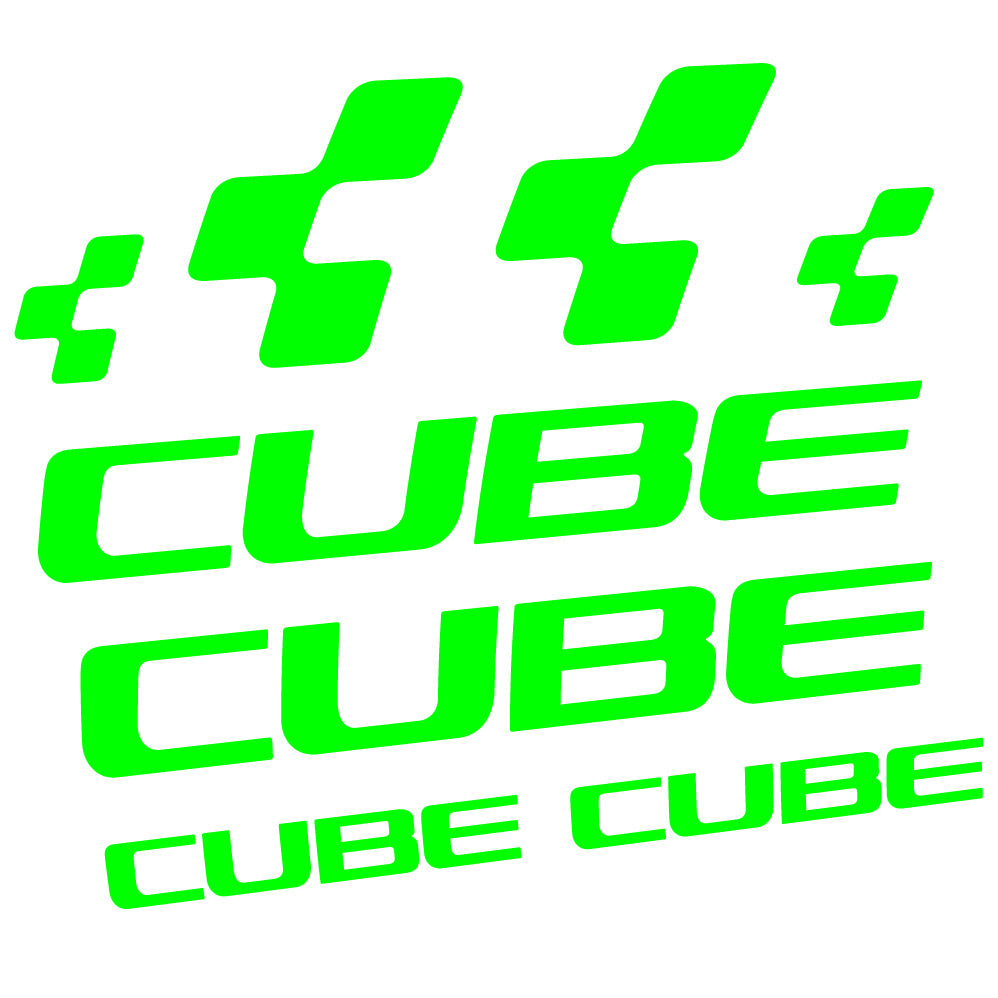 Autocollant Cube, Cadre, Vélo vinyle autocollant