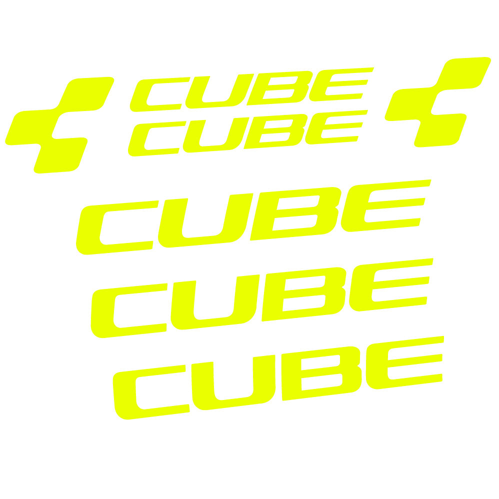 Autocollant Cube, Cadre, Vélo vinyle autocollant