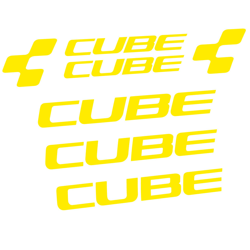 Autocollant Cube, Cadre, Vélo vinyle autocollant