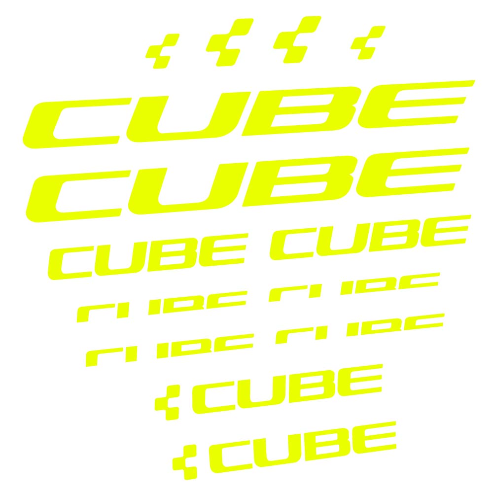 Autocollant Cube, Cadre, Vélo vinyle autocollant