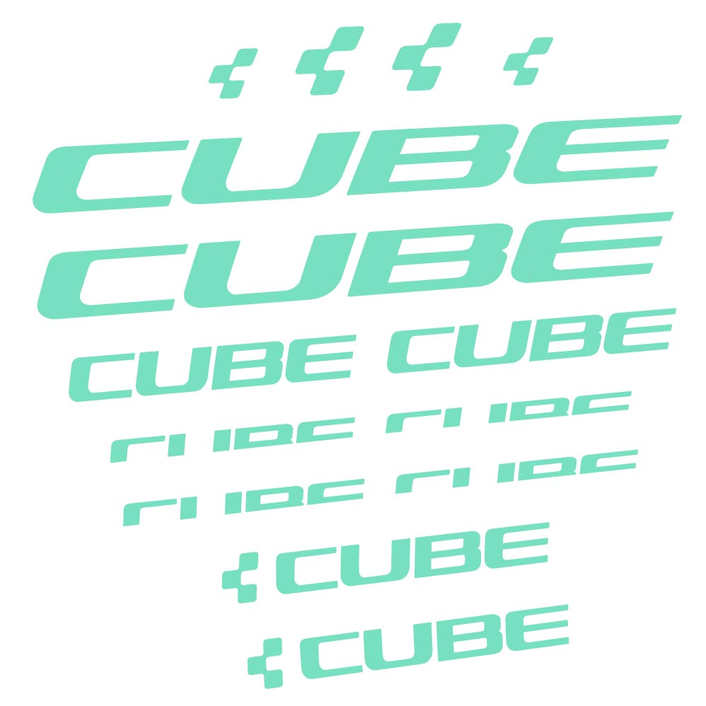 Autocollant Cube, Cadre, Vélo vinyle autocollant