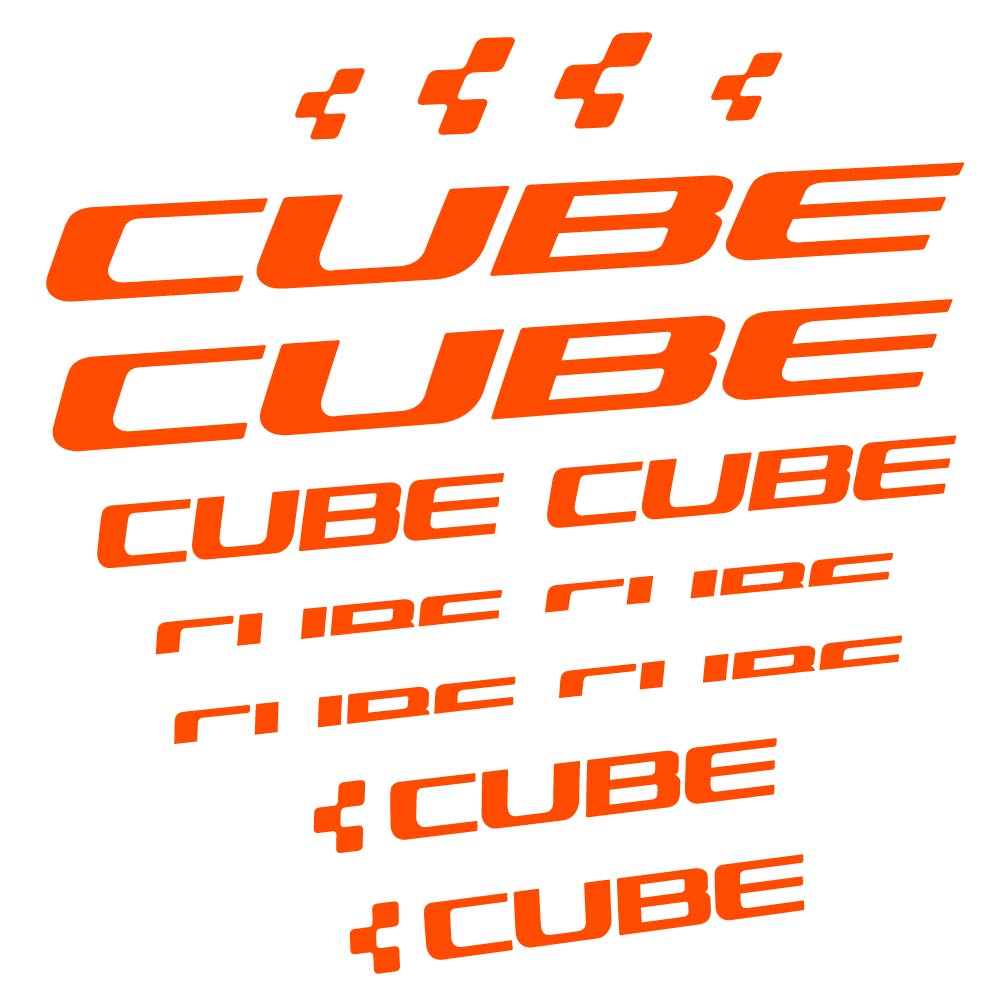 Autocollant Cube, Cadre, Vélo vinyle autocollant