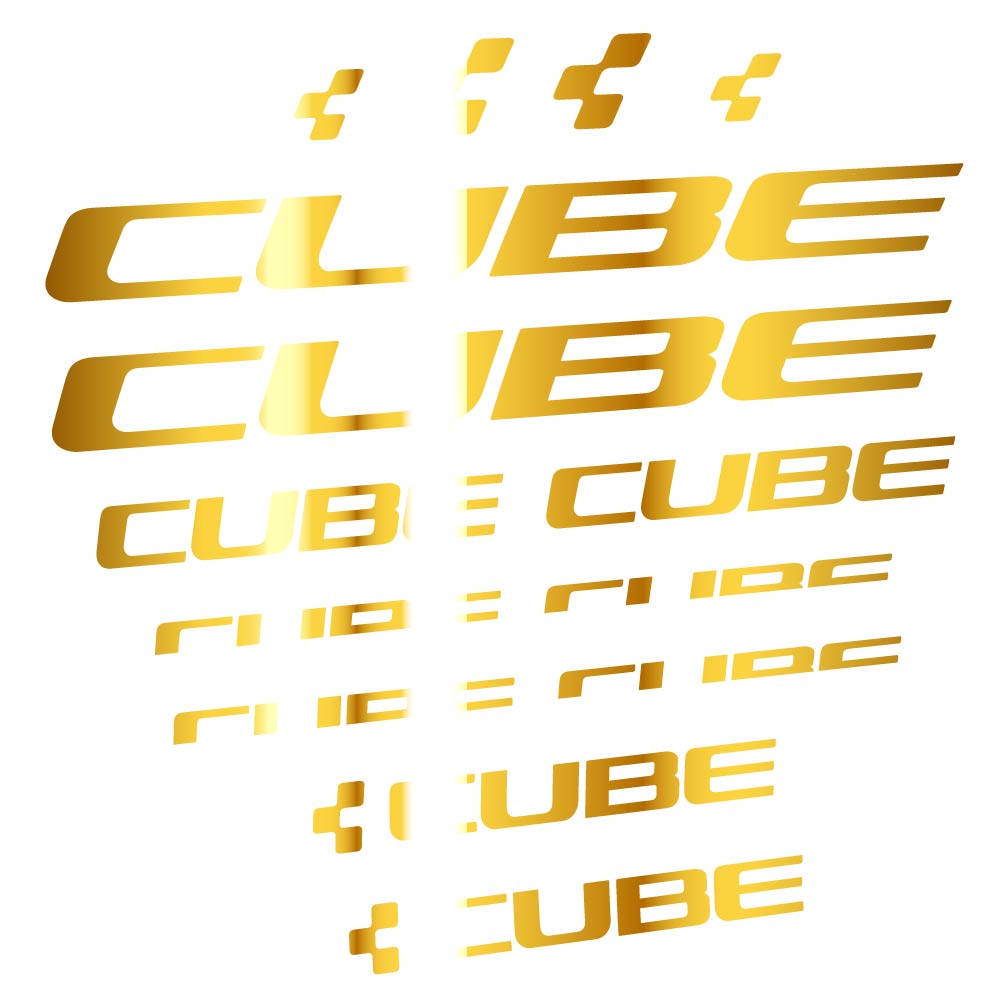 Autocollant Cube, Cadre, Vélo vinyle autocollant
