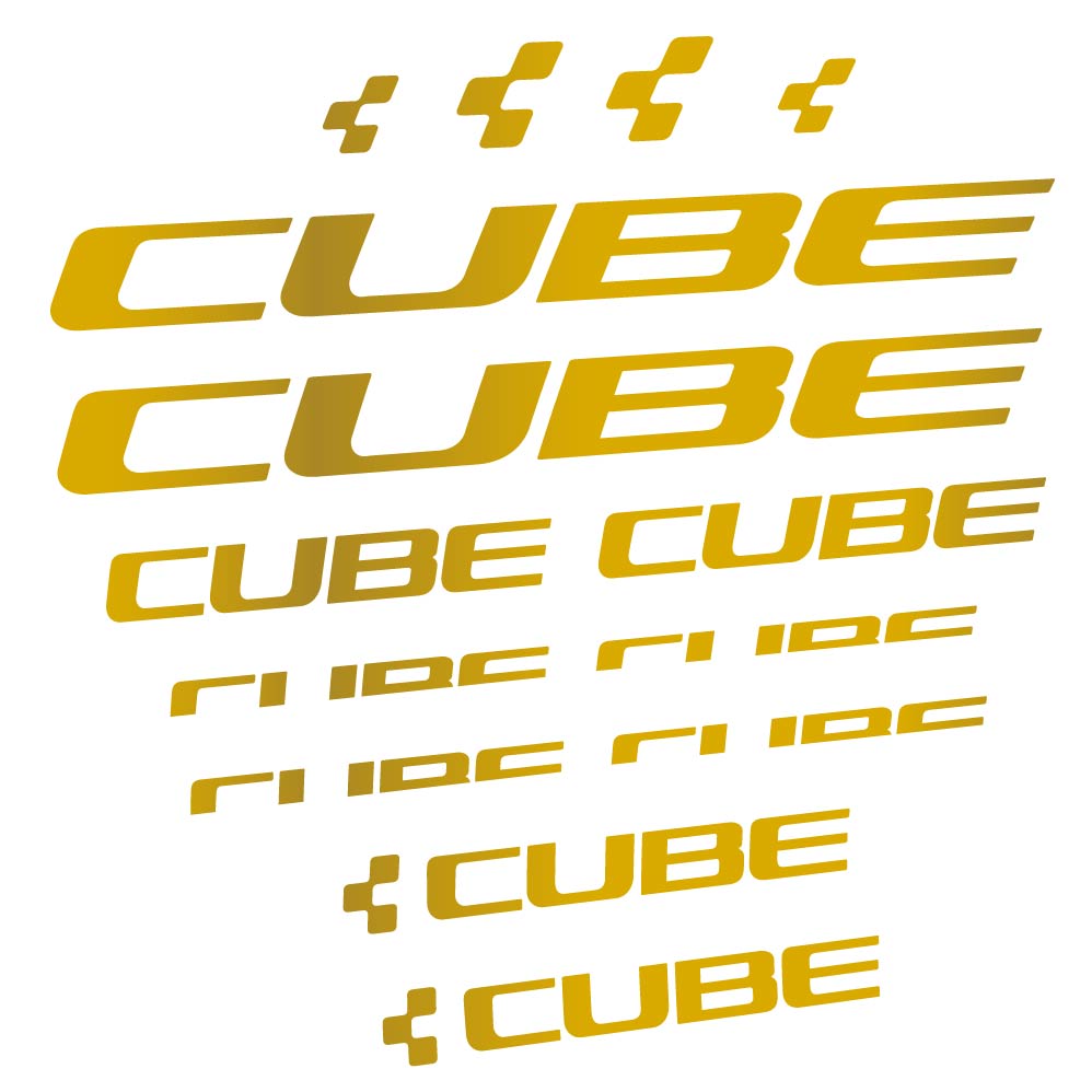 Autocollant Cube, Cadre, Vélo vinyle autocollant