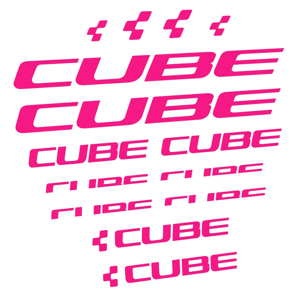 Autocollant Cube, Cadre, Vélo vinyle autocollant