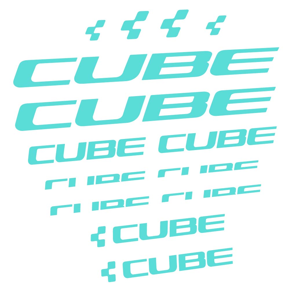 Autocollant Cube, Cadre, Vélo vinyle autocollant