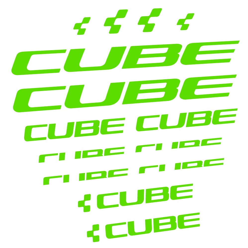 Autocollant Cube, Cadre, Vélo vinyle autocollant