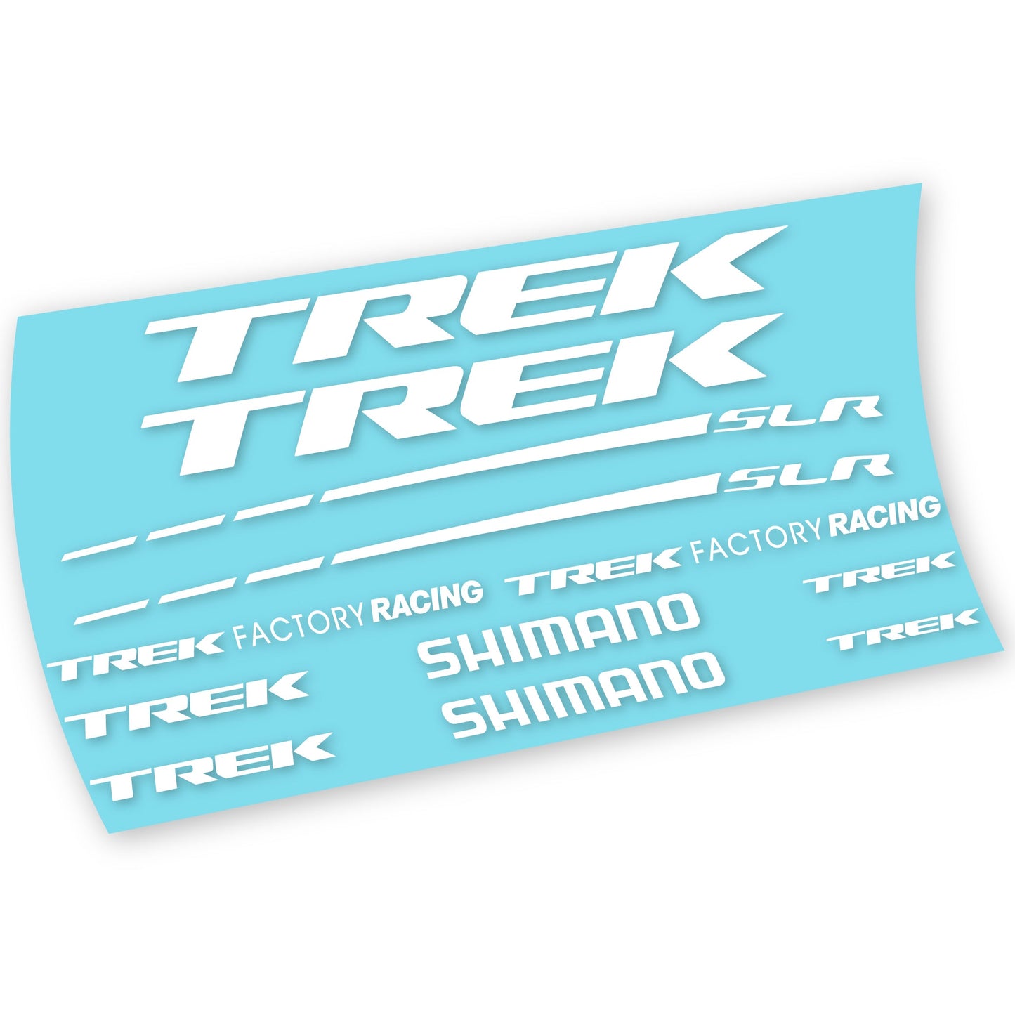 Autocollants, Trek Factory Racing Team, Cadre, Autocollant Vélo vinyle