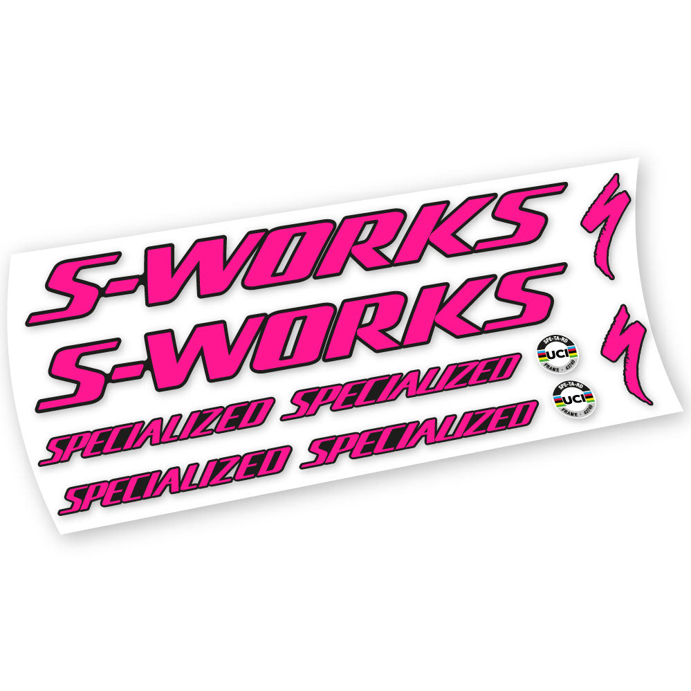 Autocollants compatibles avec le cadre Specialized S-Works Tarmac SL7 (modèles 2021-2023) | Autocollants en vinyle pour vélo de route