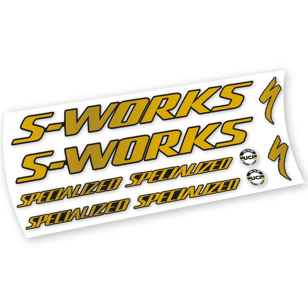 Autocollants compatibles avec le cadre Specialized S-Works Tarmac SL7 (modèles 2021-2023) | Autocollants en vinyle pour vélo de route