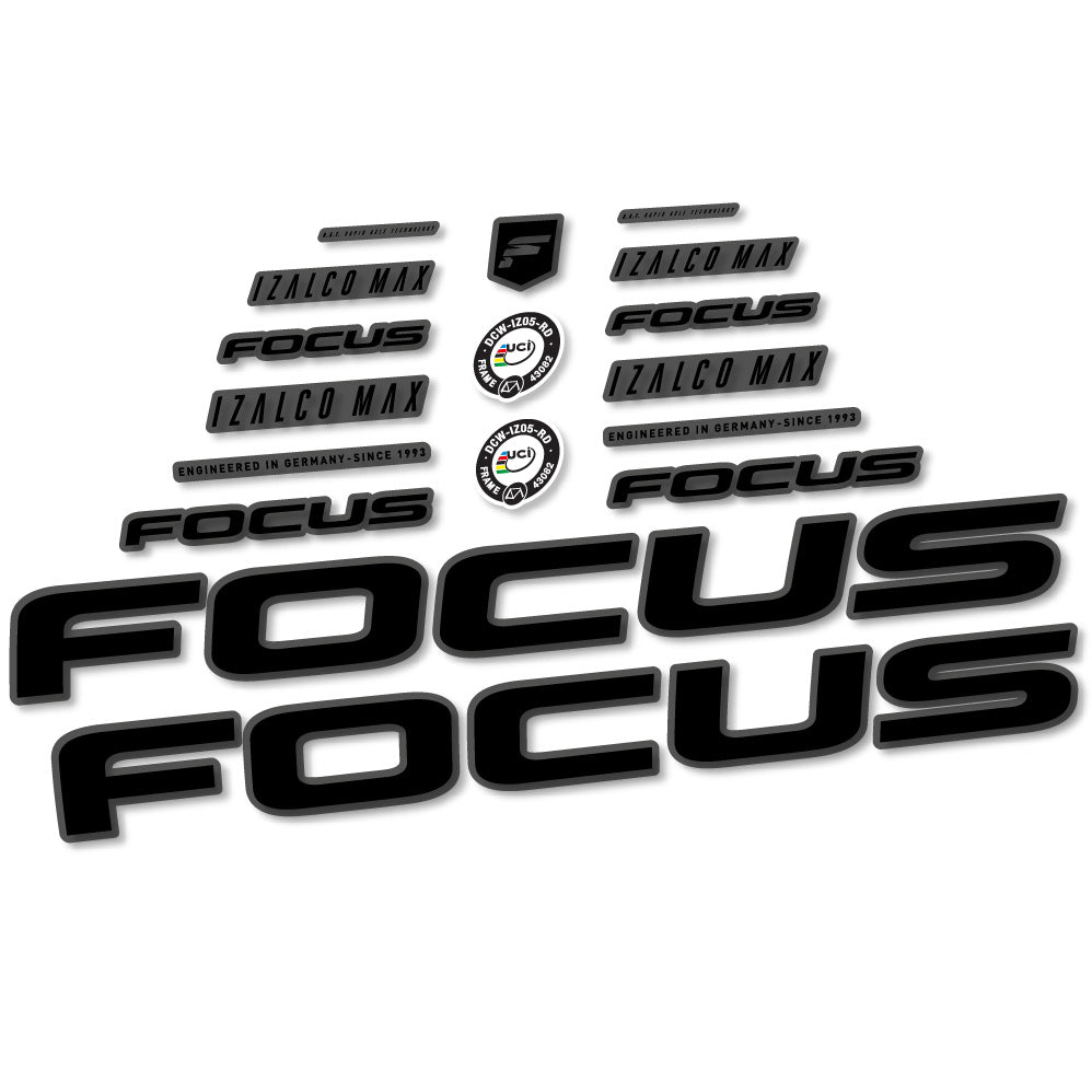 Autocollant Focus Izalco Max 9.7, Cadre, Vélo vinyle autocollant