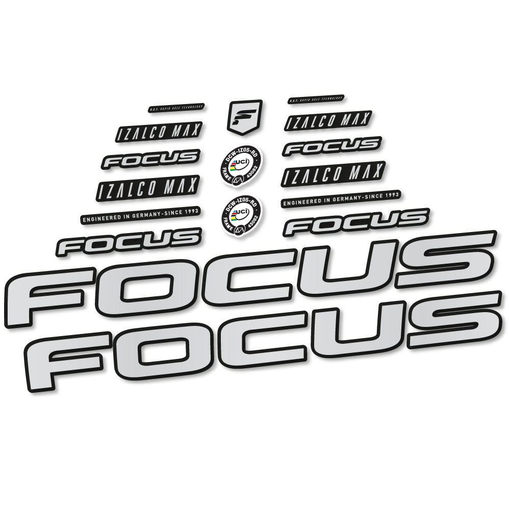Autocollant Focus Izalco Max 9.7, Cadre, Vélo vinyle autocollant